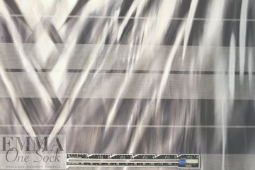 Italian nylon/cotton blend rainwear - edgy rorschach 3 yd