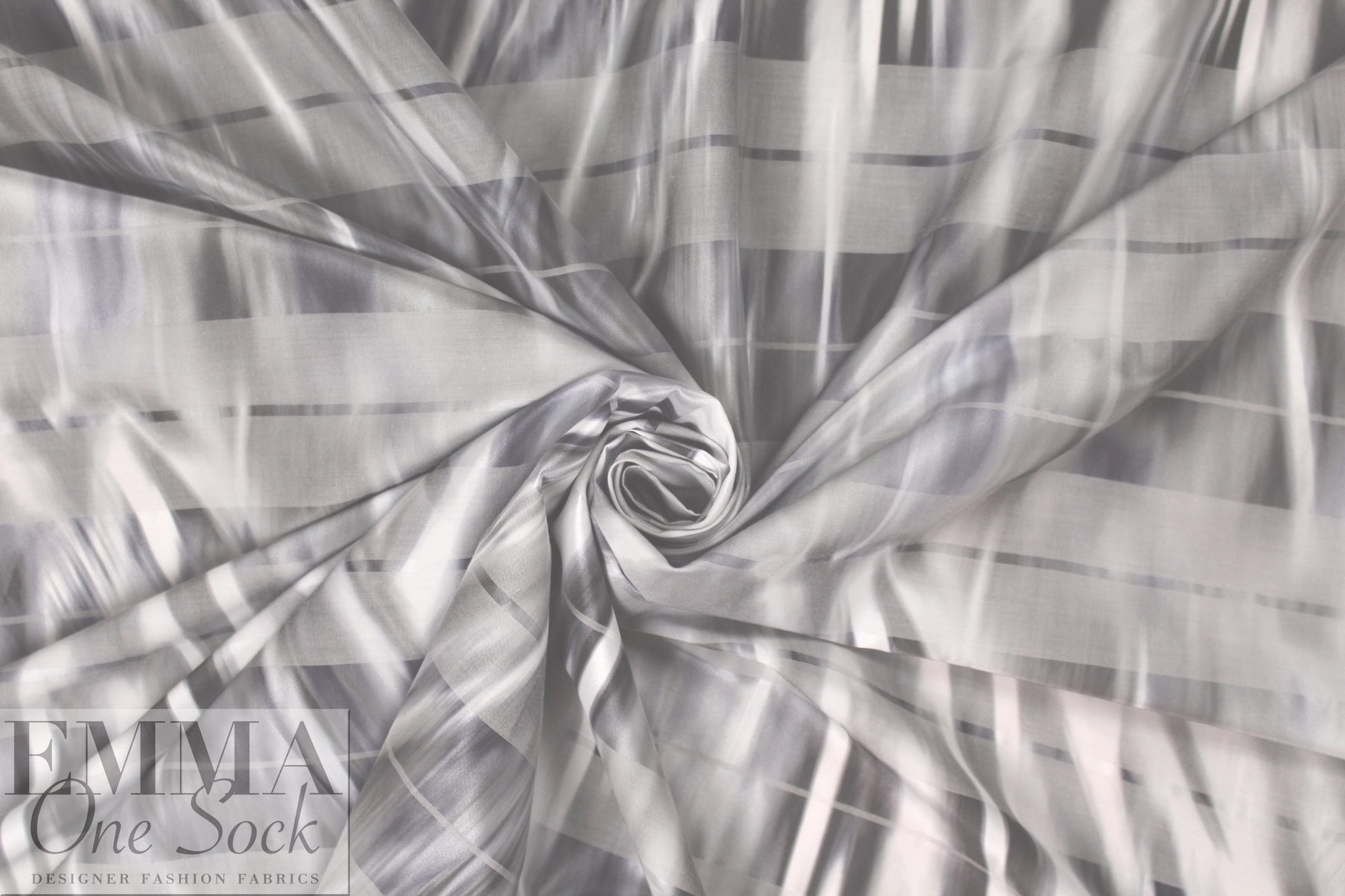 Italian nylon/cotton blend rainwear - edgy rorschach 3 yd