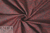 CA designer textured microfiber rainwear - red rose