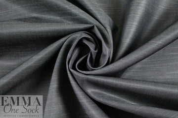 Italian blue with slubs treated cotton rainwear 2.75 yd