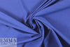 NY designer royal blue cotton rainwear