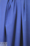 NY designer royal blue cotton rainwear