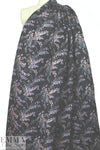 Italian microfiber printed rainwear - lav/tangerine floral