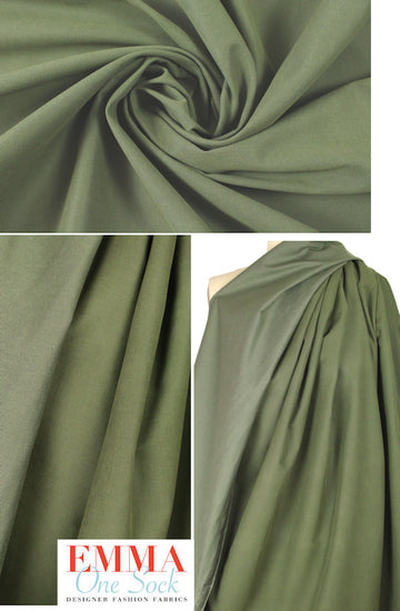 Ni1i L0tan loden cotton blend rainwear 1.625 yd