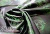 NY designer water resistant emerald rose jacquard