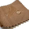 French cotton matte weave rainwear - camel 1.875 yd