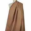 French cotton matte weave rainwear - camel 1.875 yd