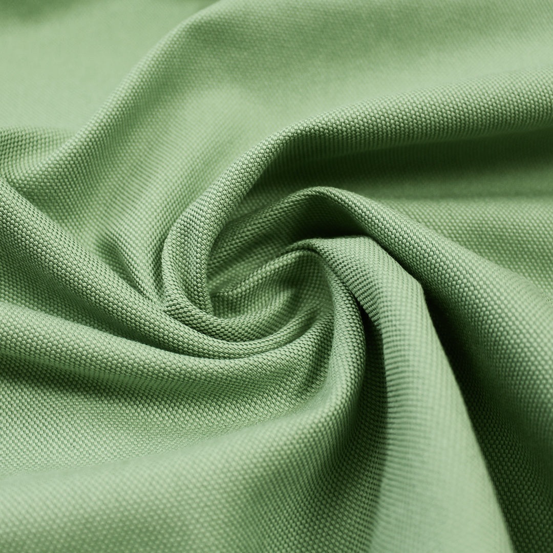 French cotton cross-dyed matte weave rainwear - clover 1.125 yds