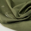 French cotton twill rainwear - olive 2 yds