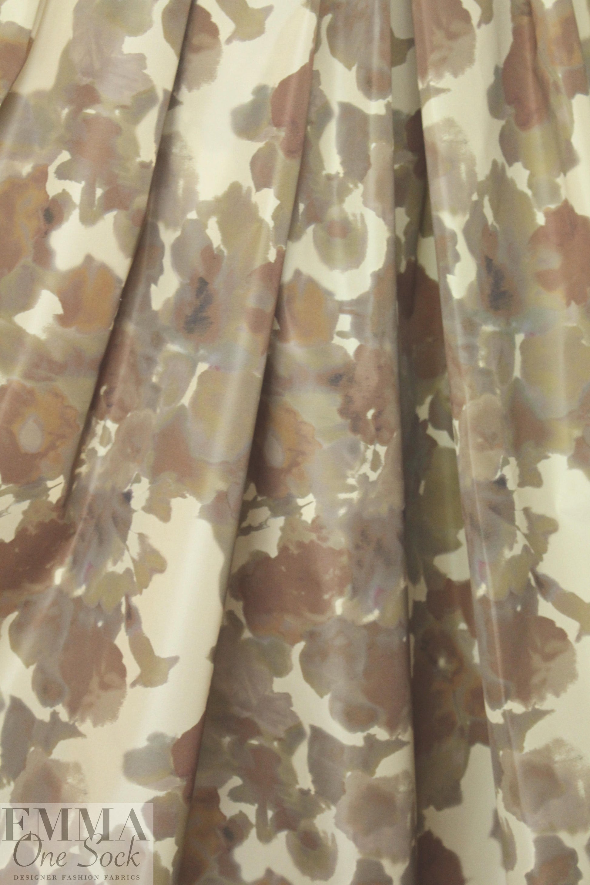NY designer microfiber rainwear - abstract floral