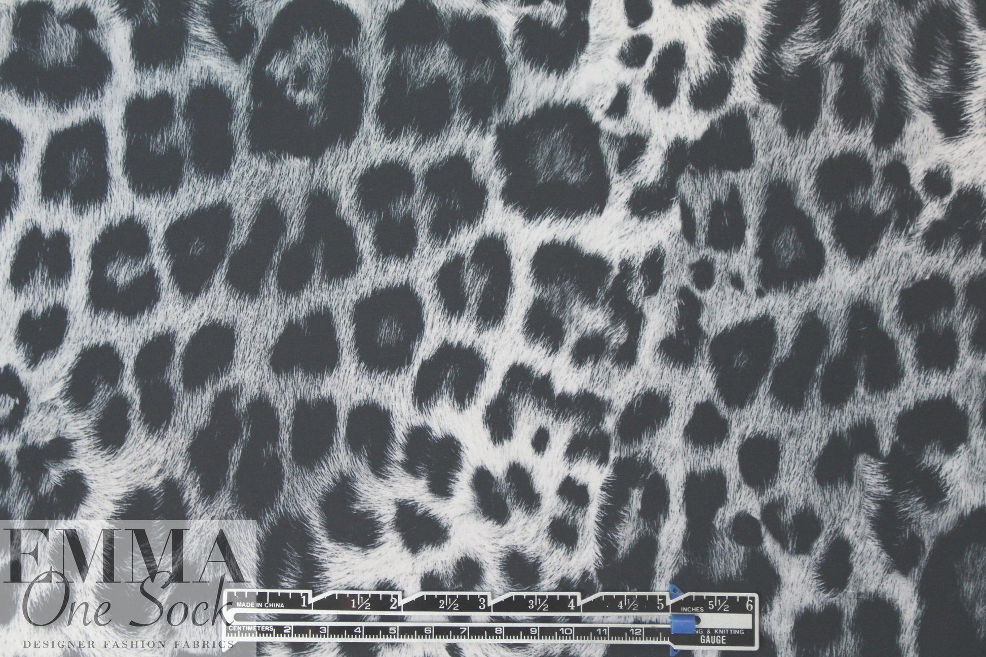NY designer microfiber rainwear - b/w animal