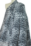 NY designer microfiber rainwear - b/w animal 2 yd