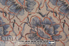 NY designer microfiber rainwear - blue/rust floral