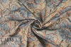 NY designer microfiber rainwear - blue/rust floral