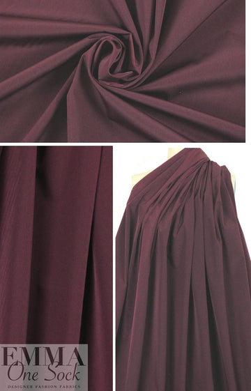 NY designer classic rainwear - plum wine