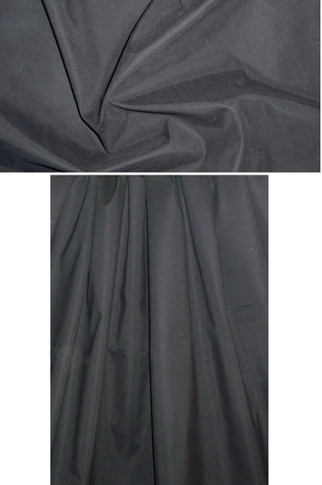 NY designer cotton/poly rainwear - black