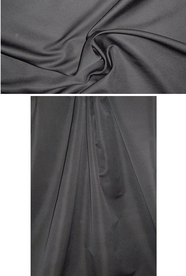 NY designer faille rainwear - black