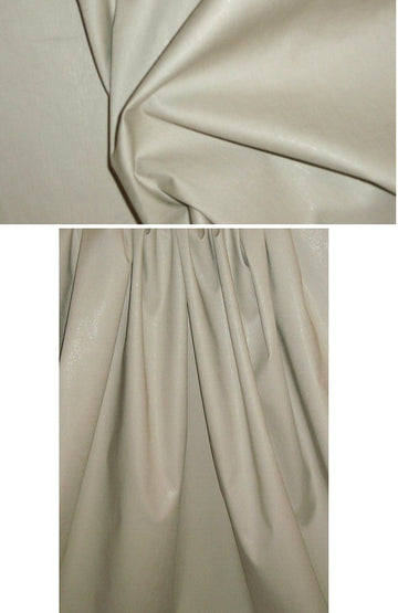 NY designer coated cotton rainwear - khaki gray 2.625 yd