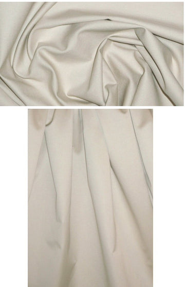 Italian light khaki cotton blend twill rainwear