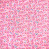 'fallen leaves' 100% ramie digital print - peach/fuchsia .75 yds