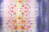 100% ramie digital print - indigo poppies 1.625 yd