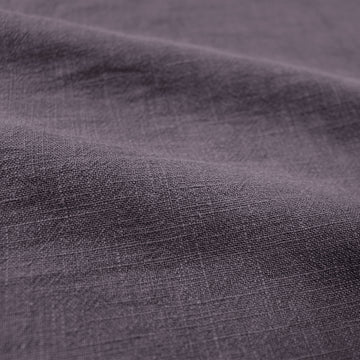 stonewashed ramie mid-weight textured woven - dusky grape 1.25 yds