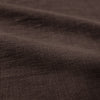 stonewashed ramie mid-weight textured woven - chocolate 1.5 yd