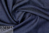BCI certified cotton RAW stretch denim - classic blue