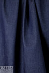 BCI certified cotton RAW stretch denim - classic blue 2.6 yds