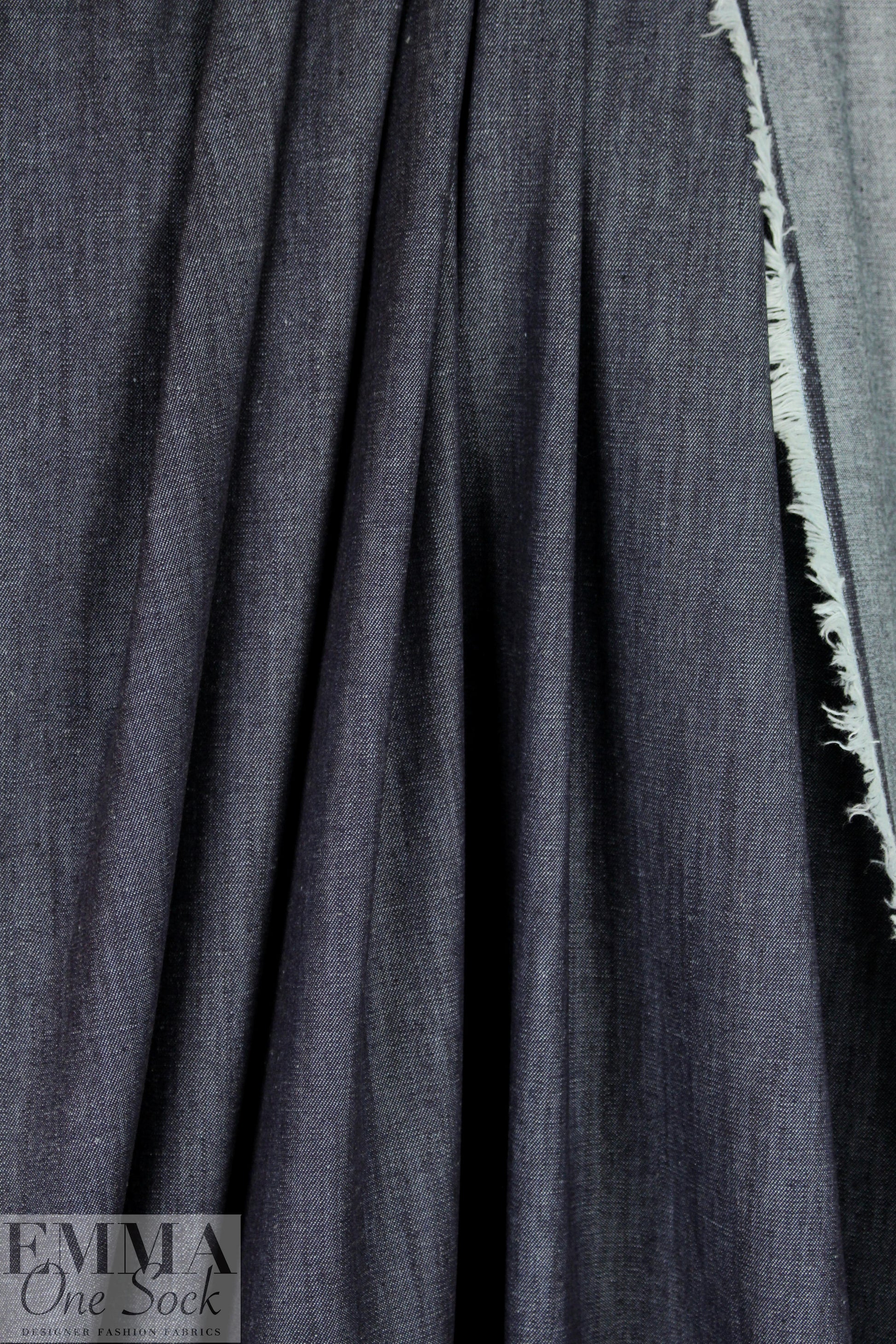organic cotton RAW light weight denim - oeko-tex/GOTS 1 yard