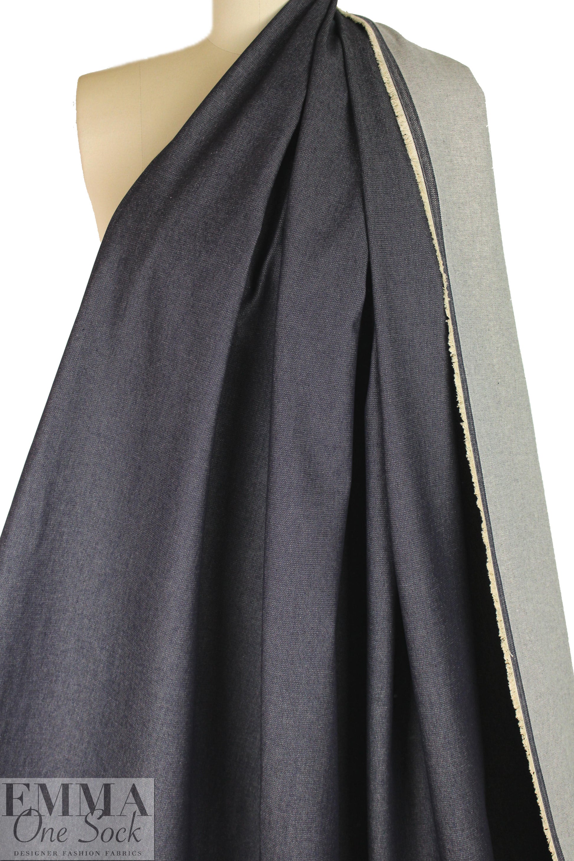 organic cotton RAW medium weight denim - oeko-tex/GOTS 2 yd