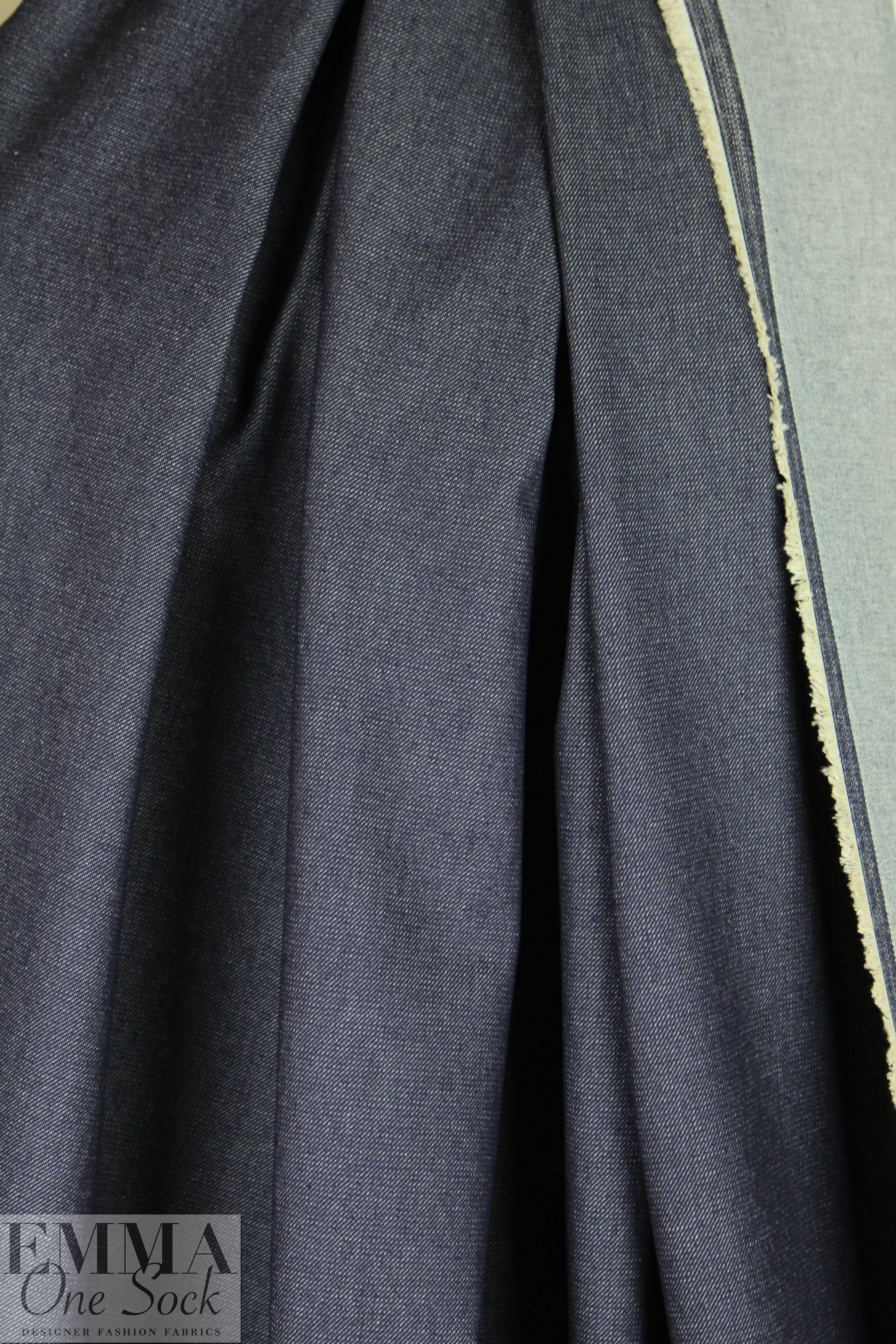 organic cotton RAW medium weight denim - oeko-tex/GOTS 2.125 yd