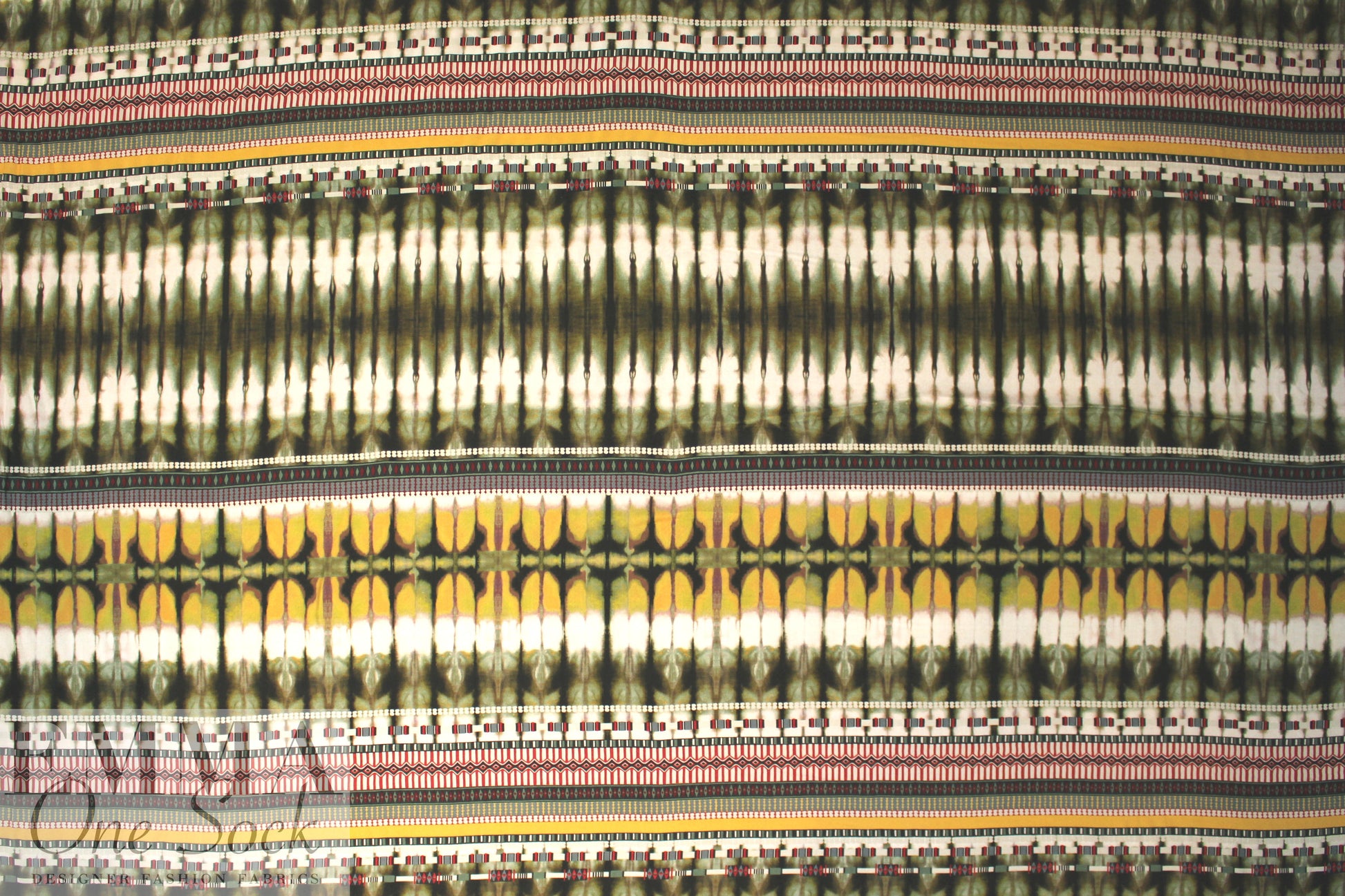 German lightweight viscose drapey woven - graphic stripe