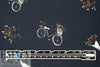 Italian 'bicycle bouquets' drapey viscose crepe 1.625 yd