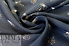 Italian 'bicycle bouquets' drapey viscose crepe 1.125 yds