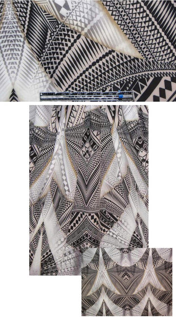 digital shaded graphic abstract drapey visc. woven