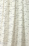 birds on wire drapey rayon woven - black/white