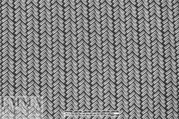 stylized herringbone drapey viscose woven - white/black