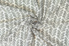 stylized herringbone drapey viscose woven - black/white 1.625 yd