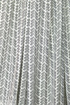 stylized herringbone drapey viscose woven - black/white