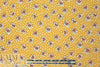floral dot drapey viscose woven - sunshine .75 yds