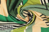 'crosspatch' viscose woven - greens 1.625 yd