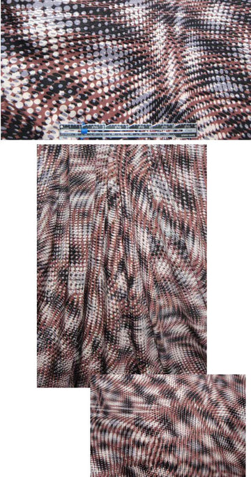 optical dotty swirl no. 2 rayon drapey woven