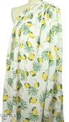 'lemon fruit' drapey viscose woven 1.66 yd