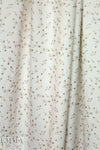 CA designer safety pin printed viscose twill 1.375 yd