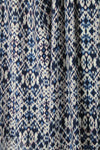 Sp1endid indigo ikat graphic drapey viscose woven