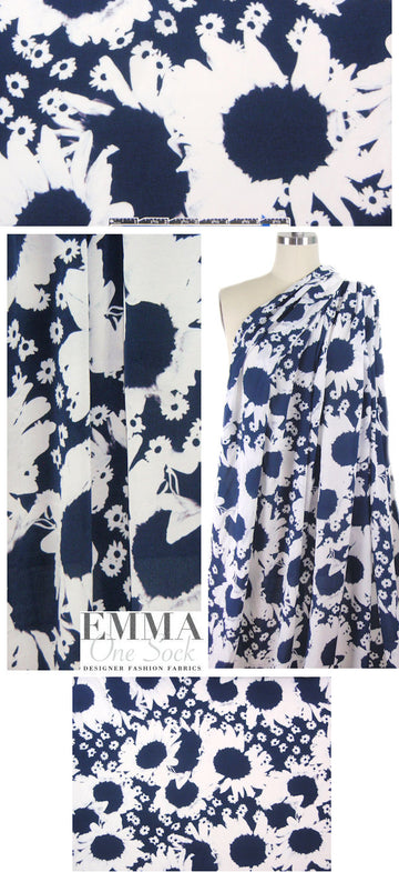 Jenni K@yne abstract flowers visc. blouseweight woven