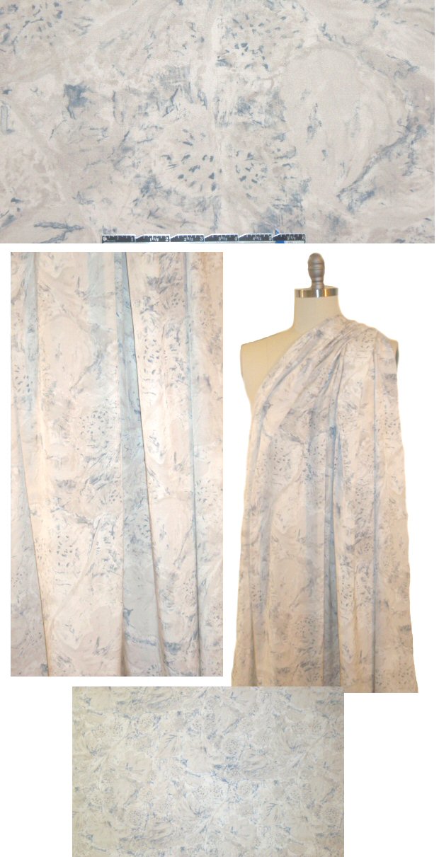 0yako whispery mottled abstract drapey rayon woven