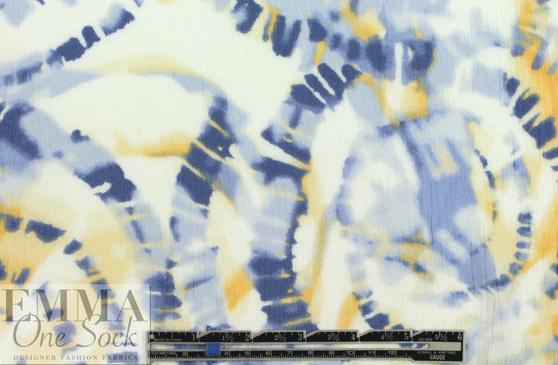 CA designer viscose crinkled woven - tie dye special 1.5 yd