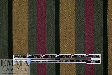 Italian 'moody stripes' drapey viscose twill woven
